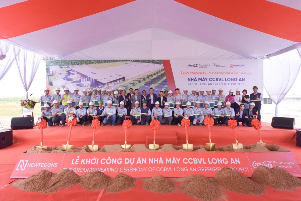 LỄ KHỞI CÔNG NHÀ MÁY COCA COLA LONG AN VIỆT NAM